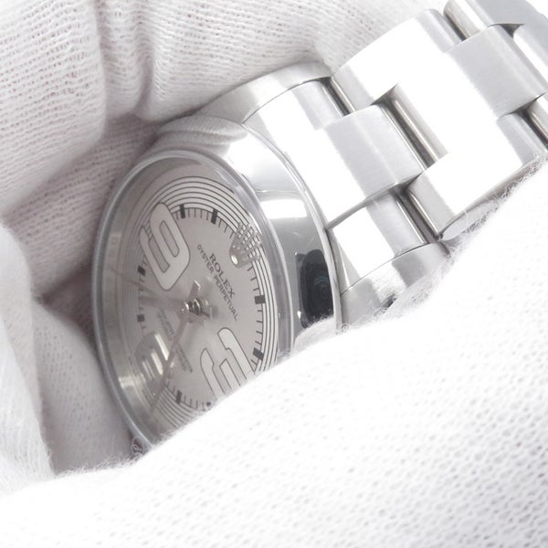 ロレックス オイスターパーペチュアル31 M番 177200 ROLEX ウォッチ 腕時計 シルバー文字盤 ビッグアラビア