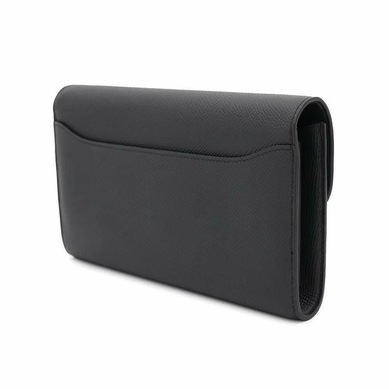 エルメス 長財布 コンスタンス トゥーゴー ロング ブラック/シルバー金具 エプソン Z刻印 黒