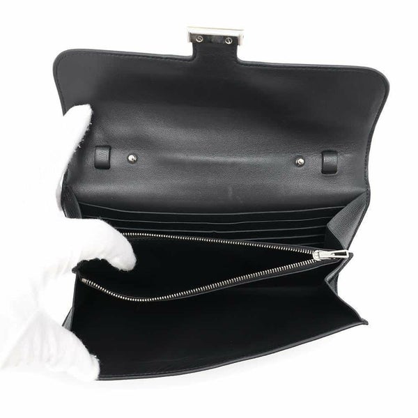 エルメス 長財布 コンスタンス トゥーゴー ロング ブラック/シルバー金具 エプソン Z刻印 黒