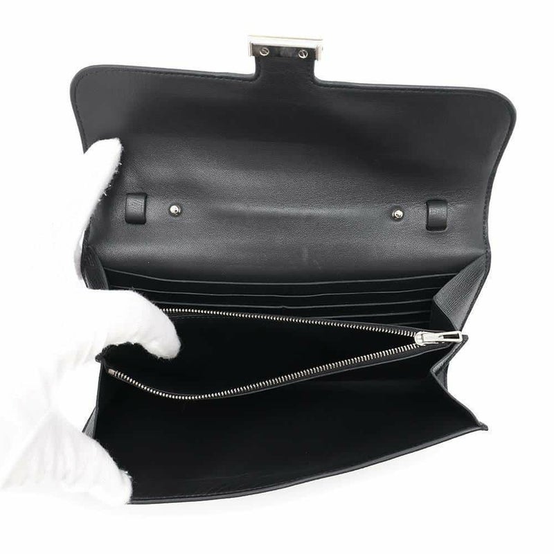 エルメス 長財布 コンスタンス トゥーゴー ロング ブラック/シルバー金具 エプソン Z刻印 黒