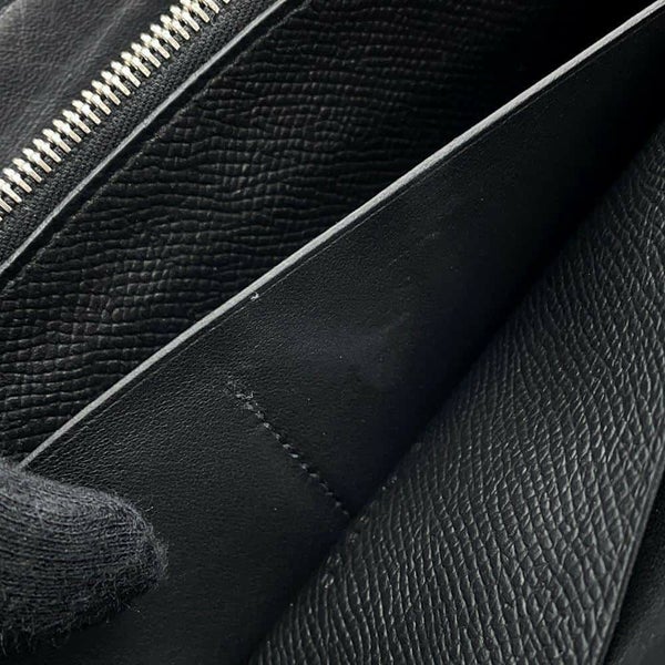 エルメス 長財布 コンスタンス トゥーゴー ロング ブラック/シルバー金具 エプソン Z刻印 黒