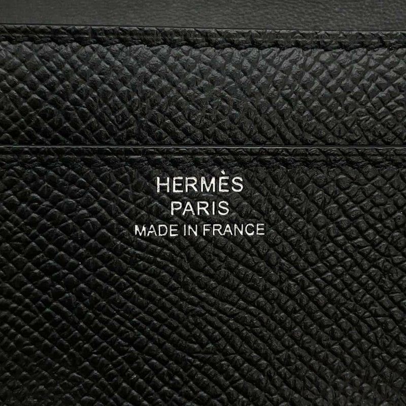 エルメス 長財布 コンスタンス トゥーゴー ロング ブラック/シルバー金具 エプソン Z刻印 黒