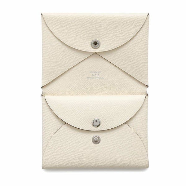 エルメス コインケース カルヴィ デュオ ナタ/シルバー金具 エプソン B刻印 HERMES 財布