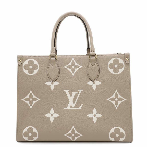 ルイヴィトン トートバッグ モノグラム・アンプラント オンザゴーMM M45494 LOUIS VUITTON バイカラー