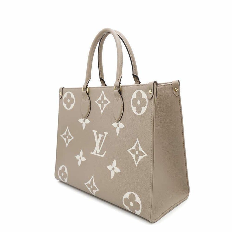 ルイヴィトン トートバッグ モノグラム・アンプラント オンザゴーMM M45494 LOUIS VUITTON バイカラー