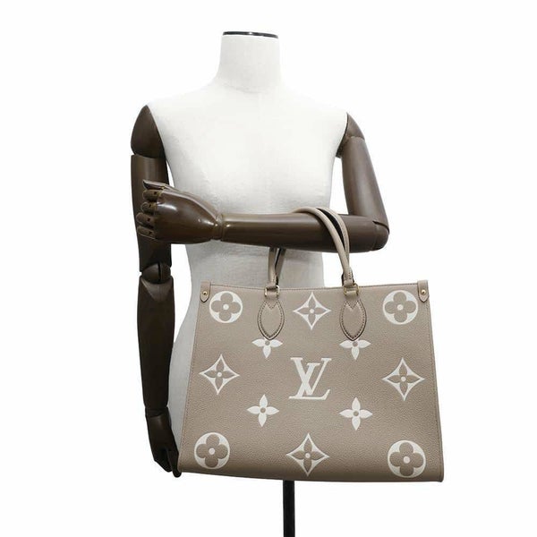 ルイヴィトン トートバッグ モノグラム・アンプラント オンザゴーMM M45494 LOUIS VUITTON バイカラー