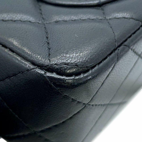 シャネル チェーンショルダーバッグ ミニ マトラッセ 20 ココマーク ラムスキン A69900 CHANEL フラップ 黒