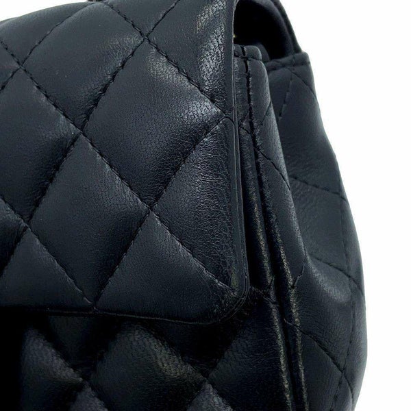 シャネル チェーンショルダーバッグ ミニ マトラッセ 20 ココマーク ラムスキン A69900 CHANEL フラップ 黒