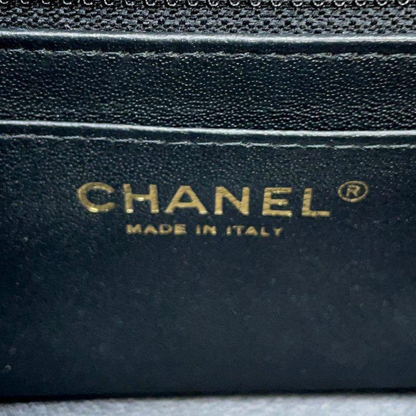 シャネル チェーンショルダーバッグ ミニ マトラッセ 20 ココマーク ラムスキン A69900 CHANEL フラップ 黒