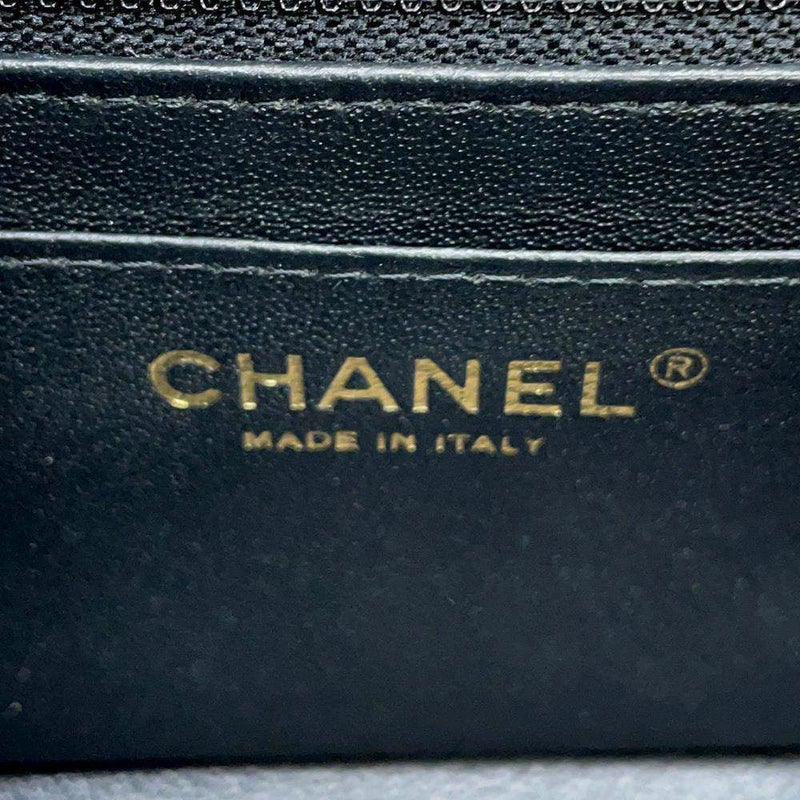 シャネル チェーンショルダーバッグ ミニ マトラッセ 20 ココマーク ラムスキン A69900 CHANEL フラップ 黒