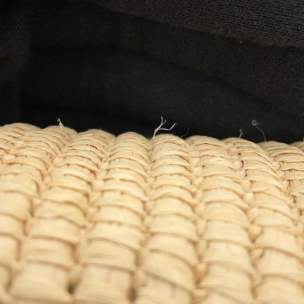 ロエベ トートバッグ スクエアバスケット スモール ラフィア カーフレザー A223099X02 LOEWE カゴバッグ