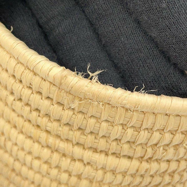 ロエベ トートバッグ スクエアバスケット スモール ラフィア カーフレザー A223099X02 LOEWE カゴバッグ