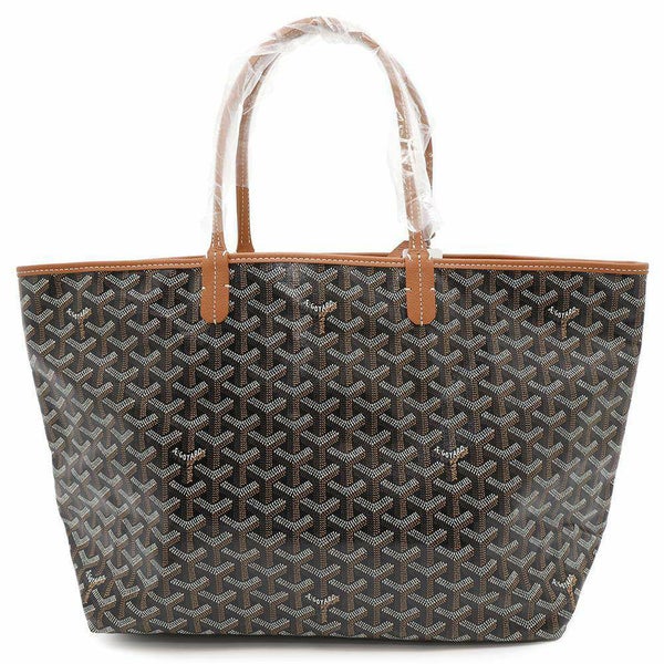 ゴヤール トートバッグ サンルイPM PVC/レザー STLOUIPMLTY01CL03P GOYARD ポーチ付き 黒