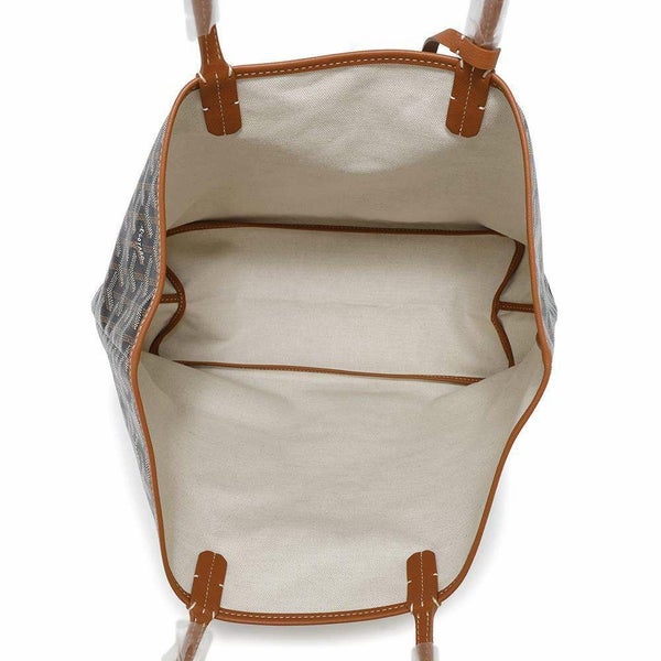 ゴヤール トートバッグ サンルイPM PVC/レザー STLOUIPMLTY01CL03P GOYARD ポーチ付き 黒