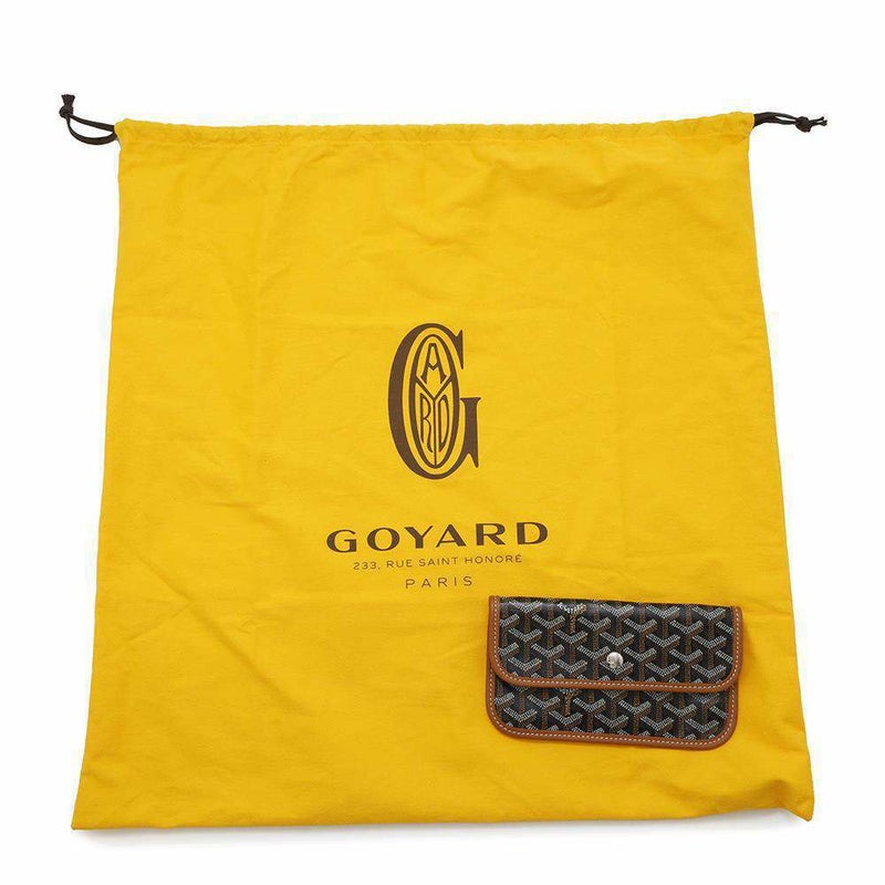 ゴヤール トートバッグ サンルイPM PVC/レザー STLOUIPMLTY01CL03P GOYARD ポーチ付き 黒