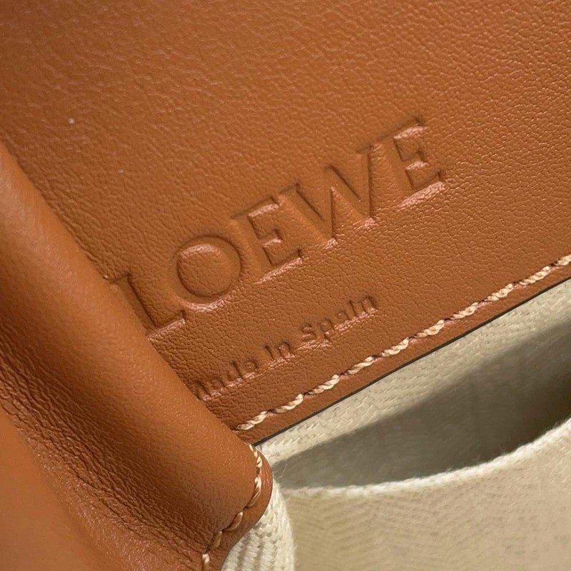 ロエベ ハンドバッグ ドローストリング ハンモック ミニ 314.30.V07 LOEWE 2way ブラウン