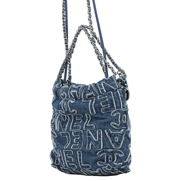 シャネル ハンドバッグ CHANEL 22 ミニ ココマーク デニム AS3980 CHANEL 2wayショルダーバッグ