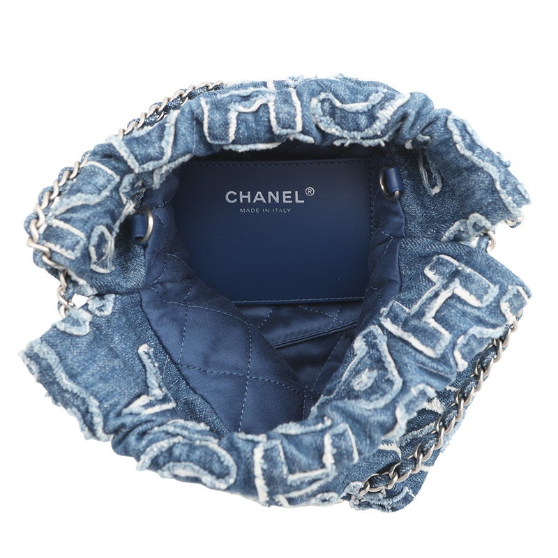 シャネル ハンドバッグ CHANEL 22 ミニ ココマーク デニム AS3980 CHANEL 2wayショルダーバッグ
