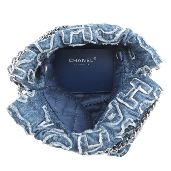 シャネル ハンドバッグ CHANEL 22 ミニ ココマーク デニム AS3980 CHANEL 2wayショルダーバッグ