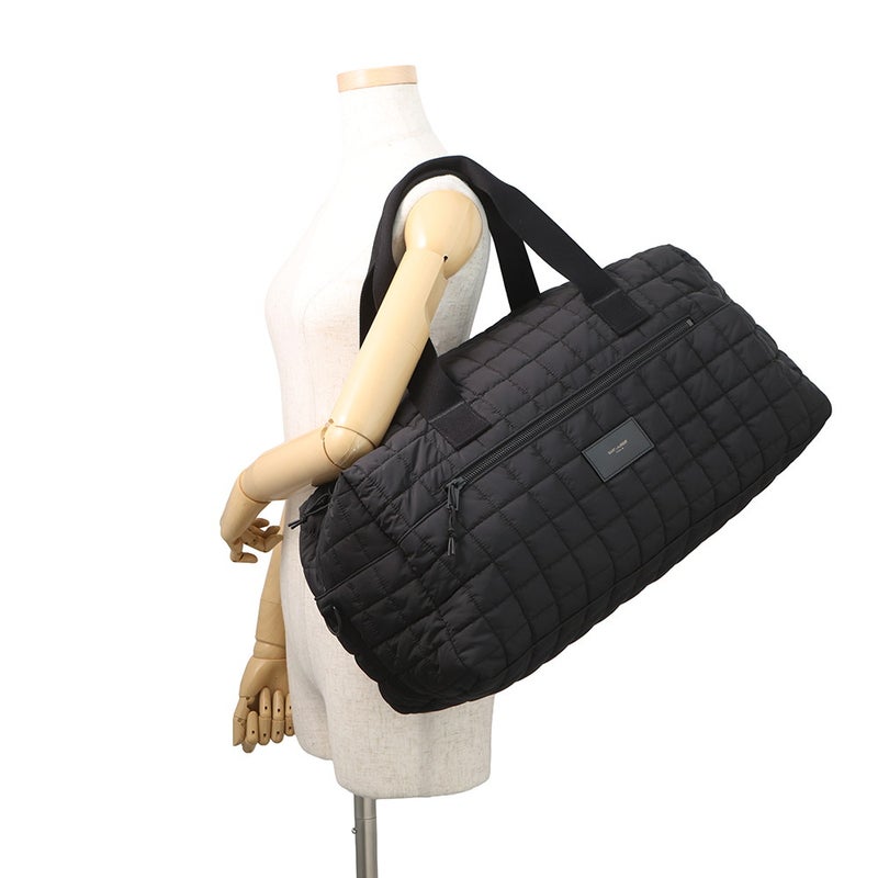 サンローランパリ ボストンバッグ ヌックス キルティング ナイロン 594400 SAINT LAURENT PARIS バッグ 黒