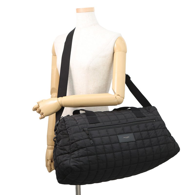 サンローランパリ ボストンバッグ ヌックス キルティング ナイロン 594400 SAINT LAURENT PARIS バッグ 黒