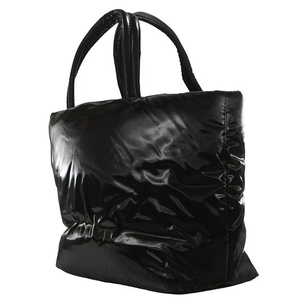 サンローランパリ トートバッグ ワイド パファー ロゴ ナイロン 756269 SAINT LAURENT PARIS バッグ 黒