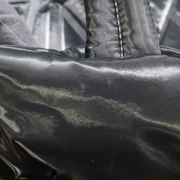 サンローランパリ トートバッグ ワイド パファー ロゴ ナイロン 756269 SAINT LAURENT PARIS バッグ 黒