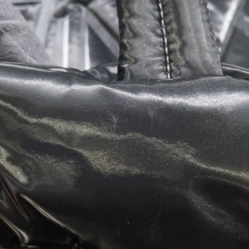 サンローランパリ トートバッグ ワイド パファー ロゴ ナイロン 756269 SAINT LAURENT PARIS バッグ 黒
