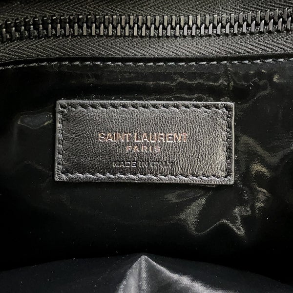 サンローランパリ トートバッグ ワイド パファー ロゴ ナイロン 756269 SAINT LAURENT PARIS バッグ 黒