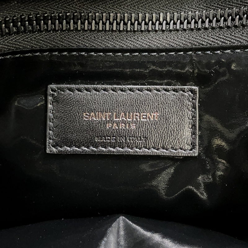 サンローランパリ トートバッグ ワイド パファー ロゴ ナイロン 756269 SAINT LAURENT PARIS バッグ 黒