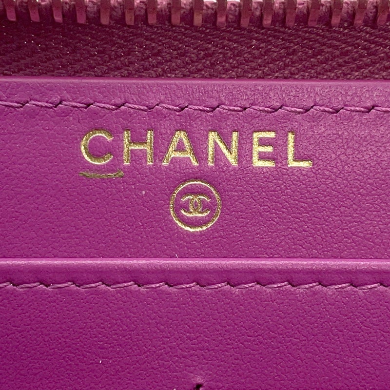 シャネル 長財布 19 スモール ジップウォレット ココマーク ラムスキン AP0948 CHANEL 財布 セール品