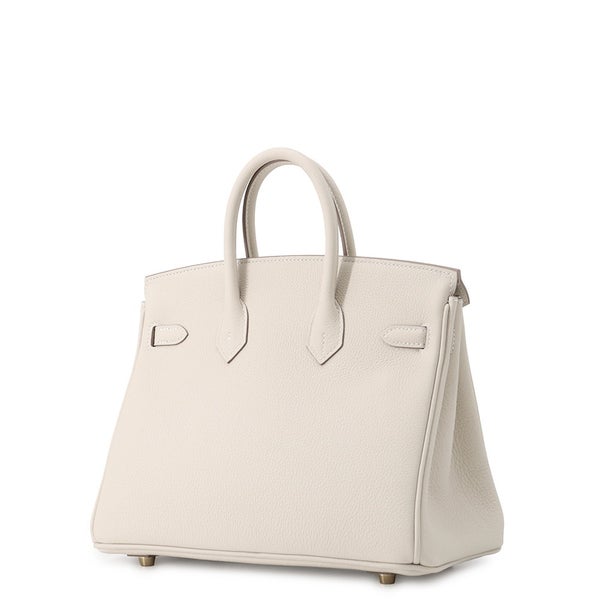 エルメス バーキン25 クレ/ゴールド金具 トゴ G刻印 HERMES Birkin ハンドバッグ