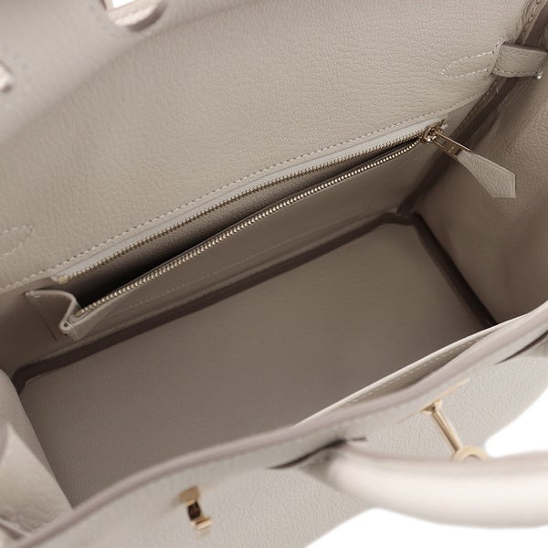 エルメス バーキン25 クレ/ゴールド金具 トゴ G刻印 HERMES Birkin ハンドバッグ