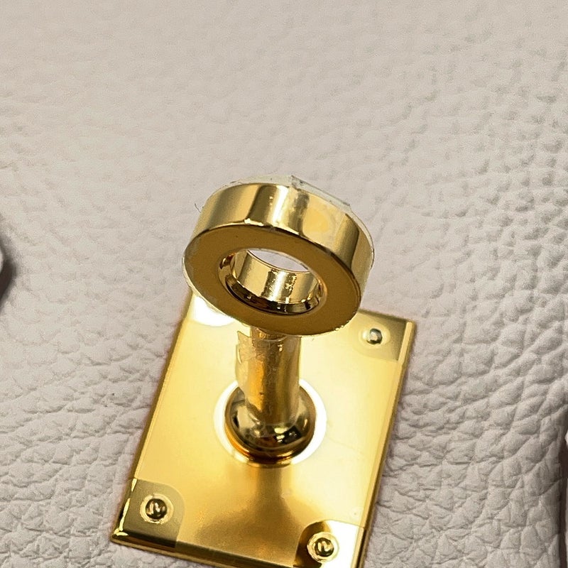 エルメス バーキン25 クレ/ゴールド金具 トゴ G刻印 HERMES Birkin ハンドバッグ