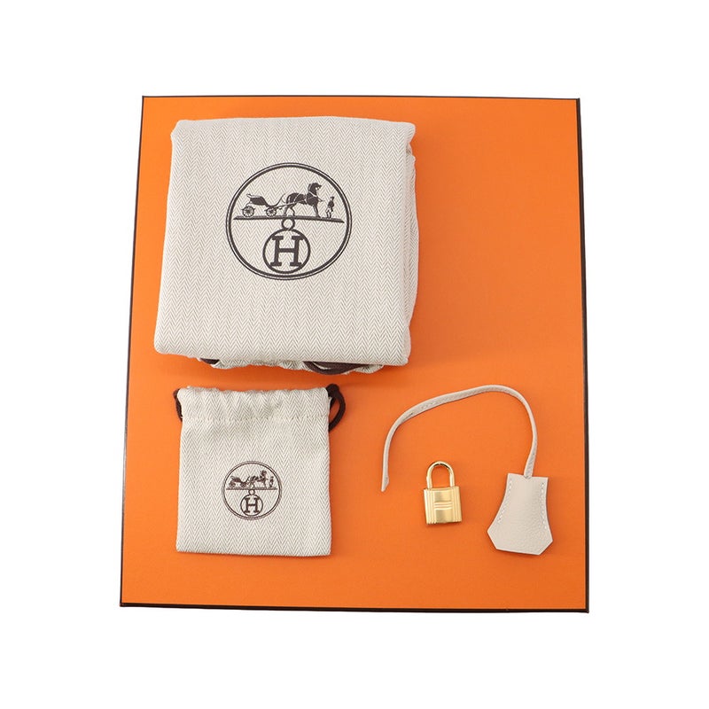 エルメス バーキン25 クレ/ゴールド金具 トゴ G刻印 HERMES Birkin ハンドバッグ