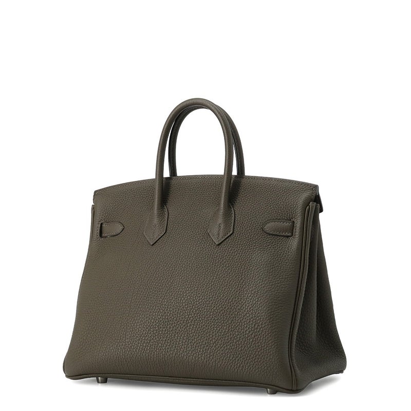 エルメス バーキン25 ヴェールマキ/シルバー金具 トゴ Y刻印 HERMES Birkin ハンドバッグ