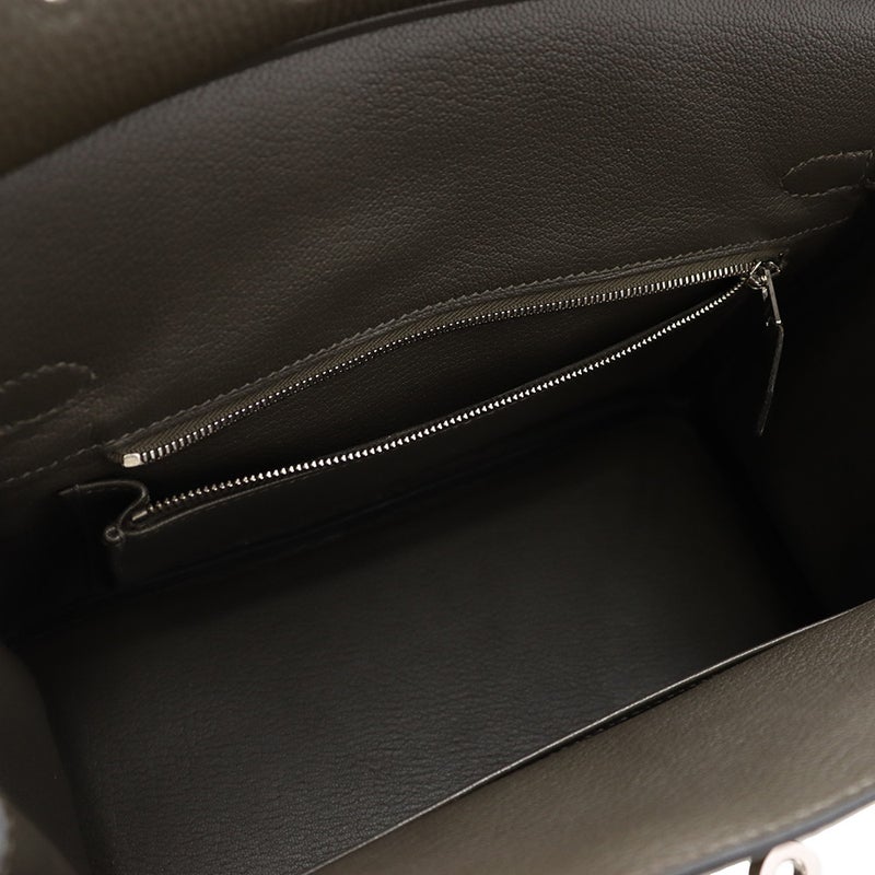 エルメス バーキン25 ヴェールマキ/シルバー金具 トゴ Y刻印 HERMES Birkin ハンドバッグ