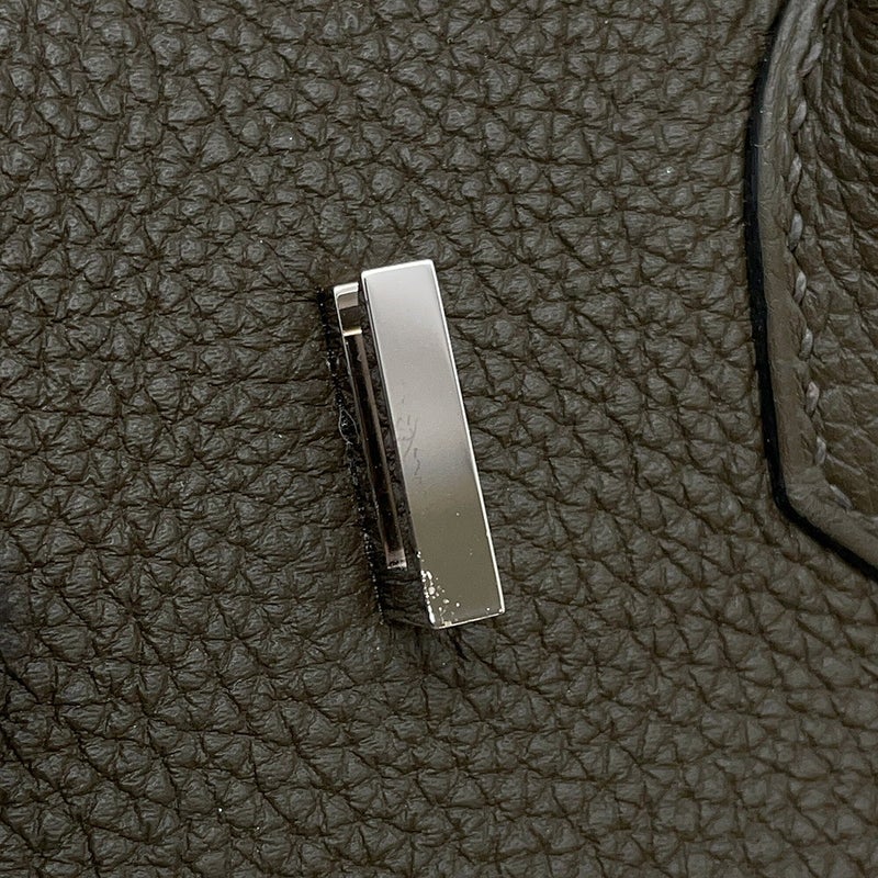 エルメス バーキン25 ヴェールマキ/シルバー金具 トゴ Y刻印 HERMES Birkin ハンドバッグ