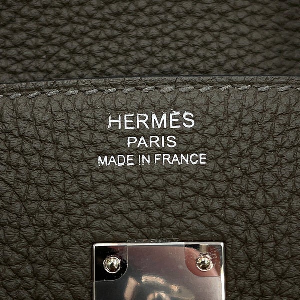 エルメス バーキン25 ヴェールマキ/シルバー金具 トゴ Y刻印 HERMES Birkin ハンドバッグ