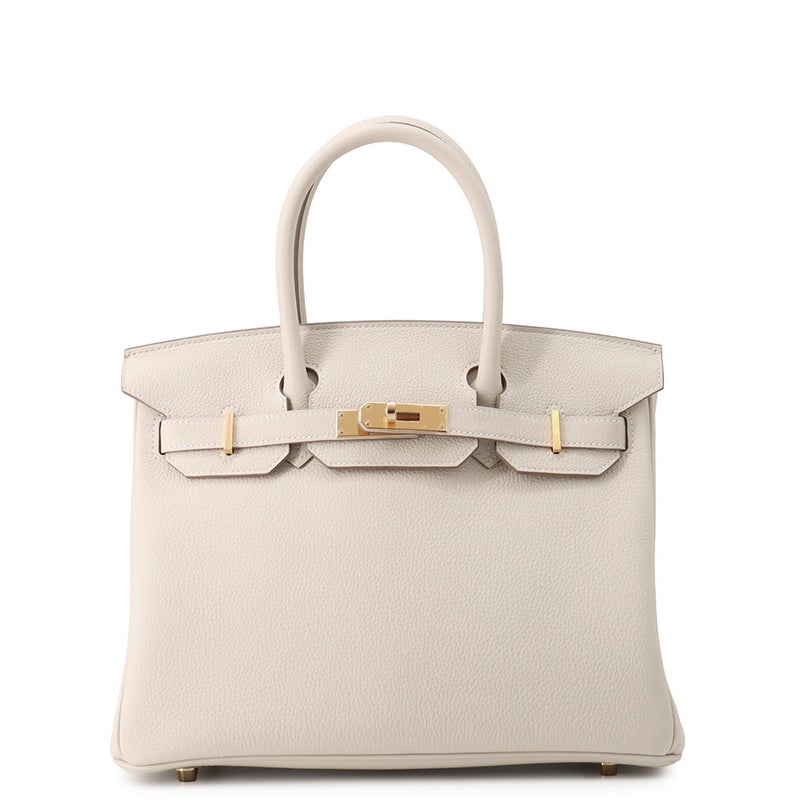 エルメス バーキン30 クレ/ゴールド金具 トゴ G刻印 HERMES Birkin ハンドバッグ