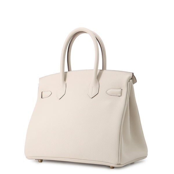エルメス バーキン30 クレ/ゴールド金具 トゴ G刻印 HERMES Birkin ハンドバッグ
