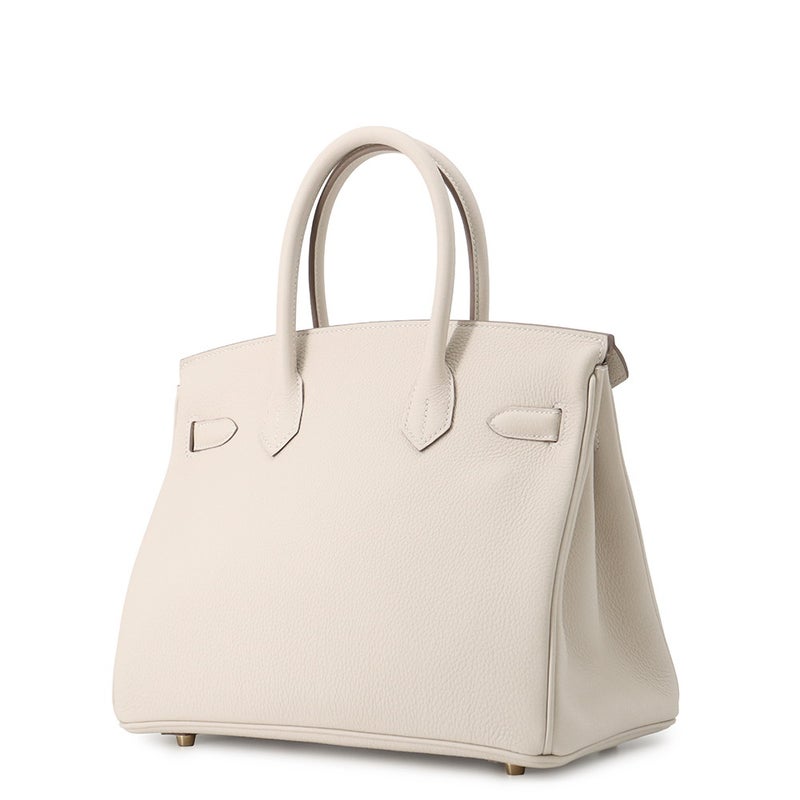 エルメス バーキン30 クレ/ゴールド金具 トゴ G刻印 HERMES Birkin ハンドバッグ