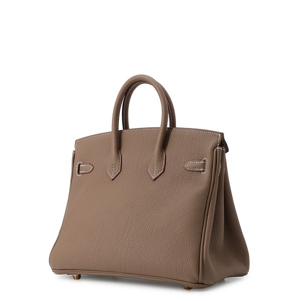 エルメス バーキン25 エトゥープ/ゴールド金具 トゴ G刻印 HERMES Birkin ハンドバッグ
