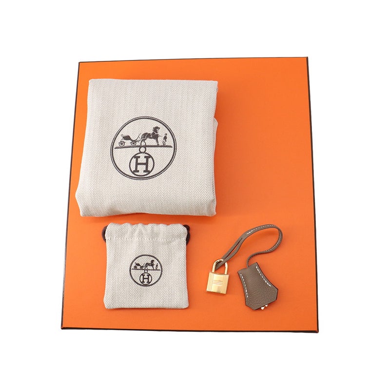 エルメス バーキン25 エトゥープ/ゴールド金具 トゴ G刻印 HERMES Birkin ハンドバッグ