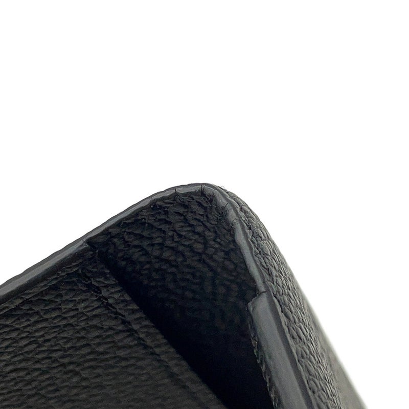 ルイヴィトン モノグラム・アンプラント パスポートカバー クーヴェルテュール・パスポール NM  M63914 LOUIS VUITTON 黒