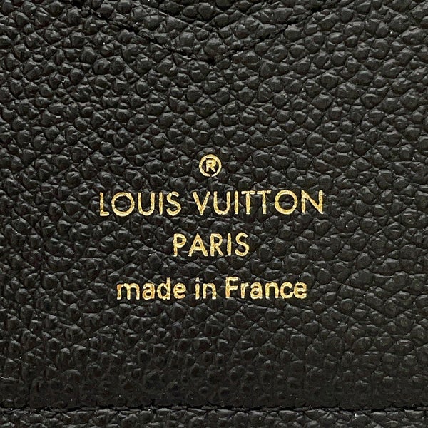 ルイヴィトン モノグラム・アンプラント パスポートカバー クーヴェルテュール・パスポール NM  M63914 LOUIS VUITTON 黒