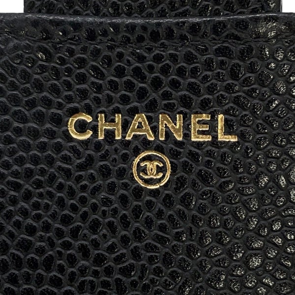 シャネル 三つ折り財布 クラシック スモール フラップ ウォレット ラムスキン AP0231 CHANEL 財布 ブラック 黒