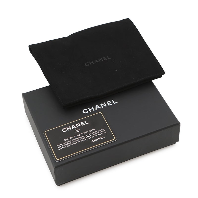 シャネル 三つ折り財布 クラシック スモール フラップ ウォレット ラムスキン AP0231 CHANEL 財布 ブラック 黒