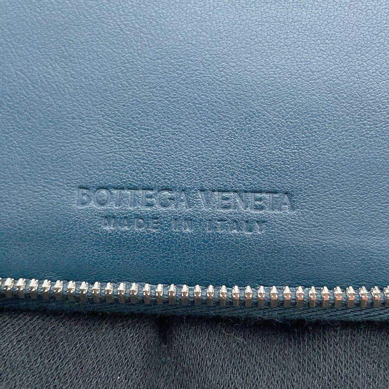 ボッテガヴェネタ 二つ折り財布 イントレチャート コンパクト ジップ アラウンド ウォレット  BOTTEGA VENETA 財布 コンパクトウォレット