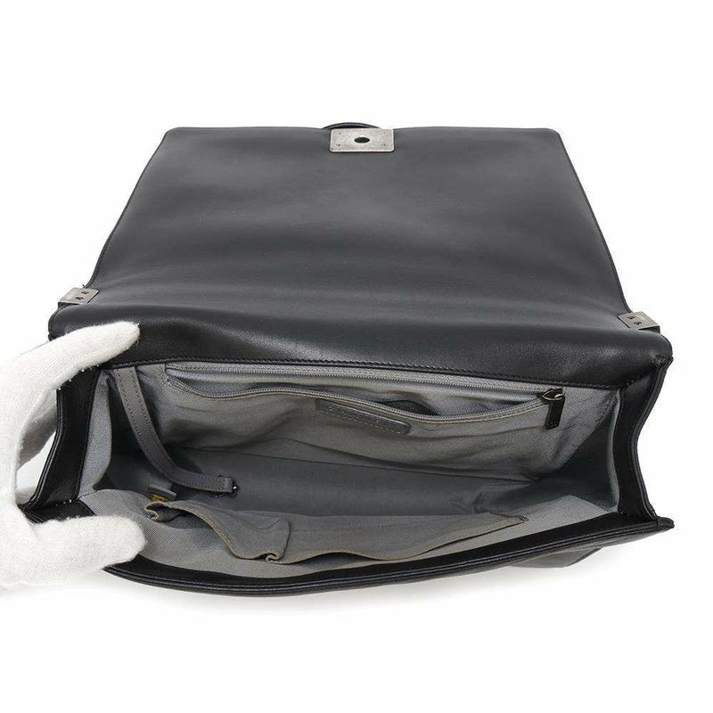 シャネル チェーンショルダーバッグ ボーイシャネル ラージ マトラッセ ココマーク ラムスキン A92193 CHANEL 黒